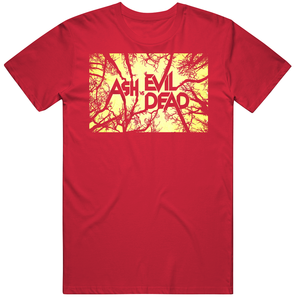 Ash Vs Evil Dead Horror Tv Show Logo Cotton Classic T Shirt Ash Vs Evil Dead Horror Tv Show Logo Cotton Classic T Shirt