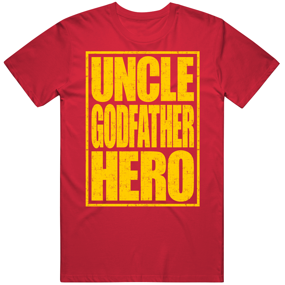 Uncle Godfather Hero 1 Merah Cotton Classic T Shirt Uncle Godfather Hero 1 Merah Cotton Classic T Shirt