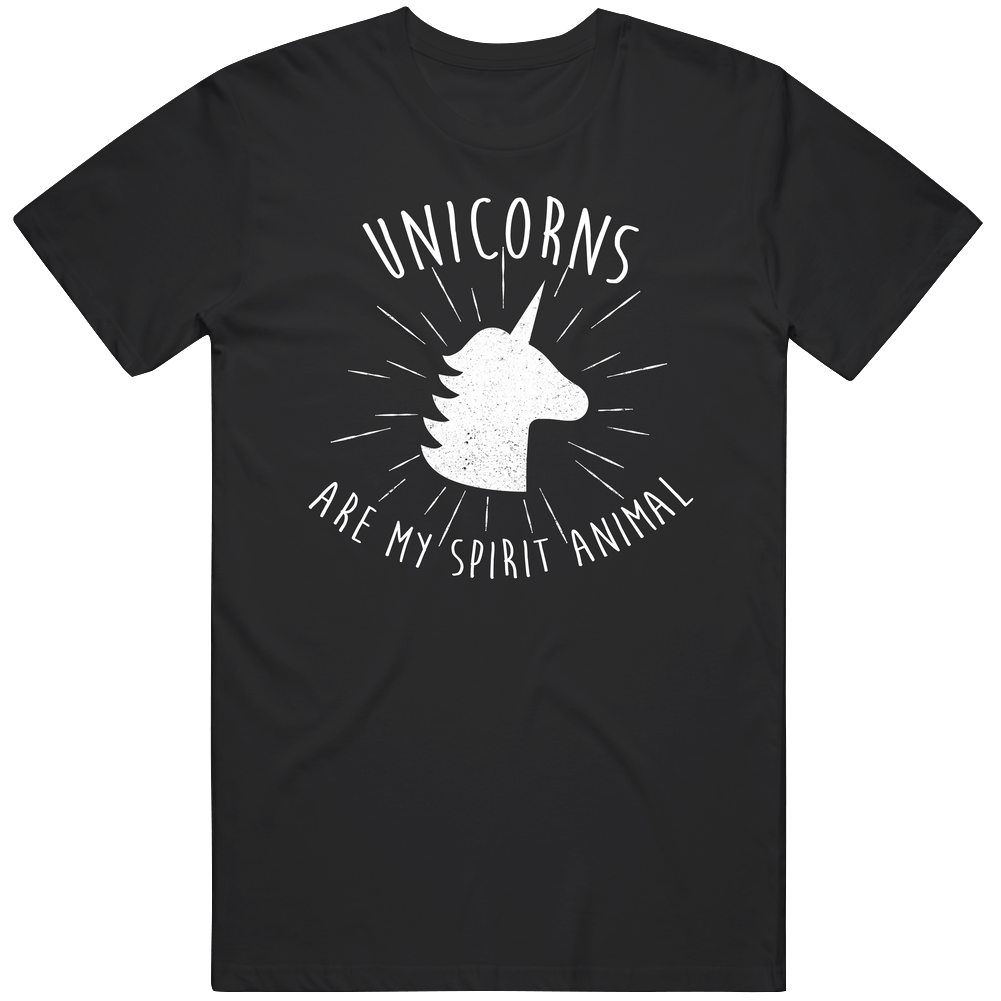 Unicorns_black Cotton Classic T Shirt Unicorns_black Cotton Classic T Shirt