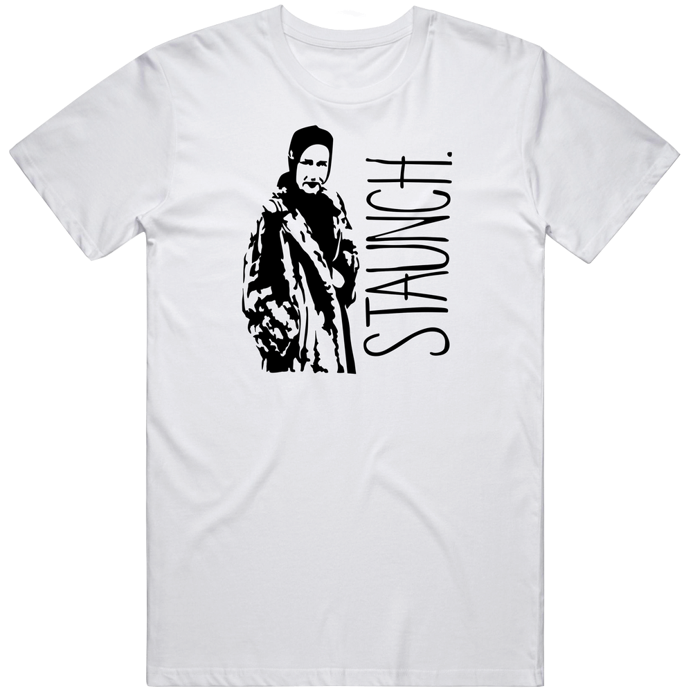 Staunch Revolutionary Staunch Man's  White Cotton Classic T Shirt