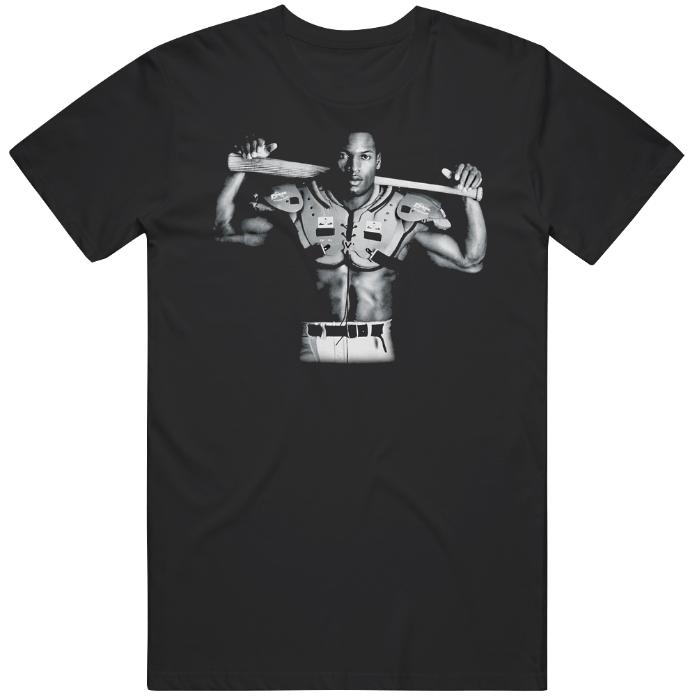 Bo Jackson T-shirt The Ball Player Poster Raiders Jordan Retro Knows Michael 11 Black 4 Cotton Classic T Shirt Bo Jackson T-shirt The Ball Player Poster Raiders Jordan Retro Knows Michael 11 Black 4 Cotton Classic T Shirt