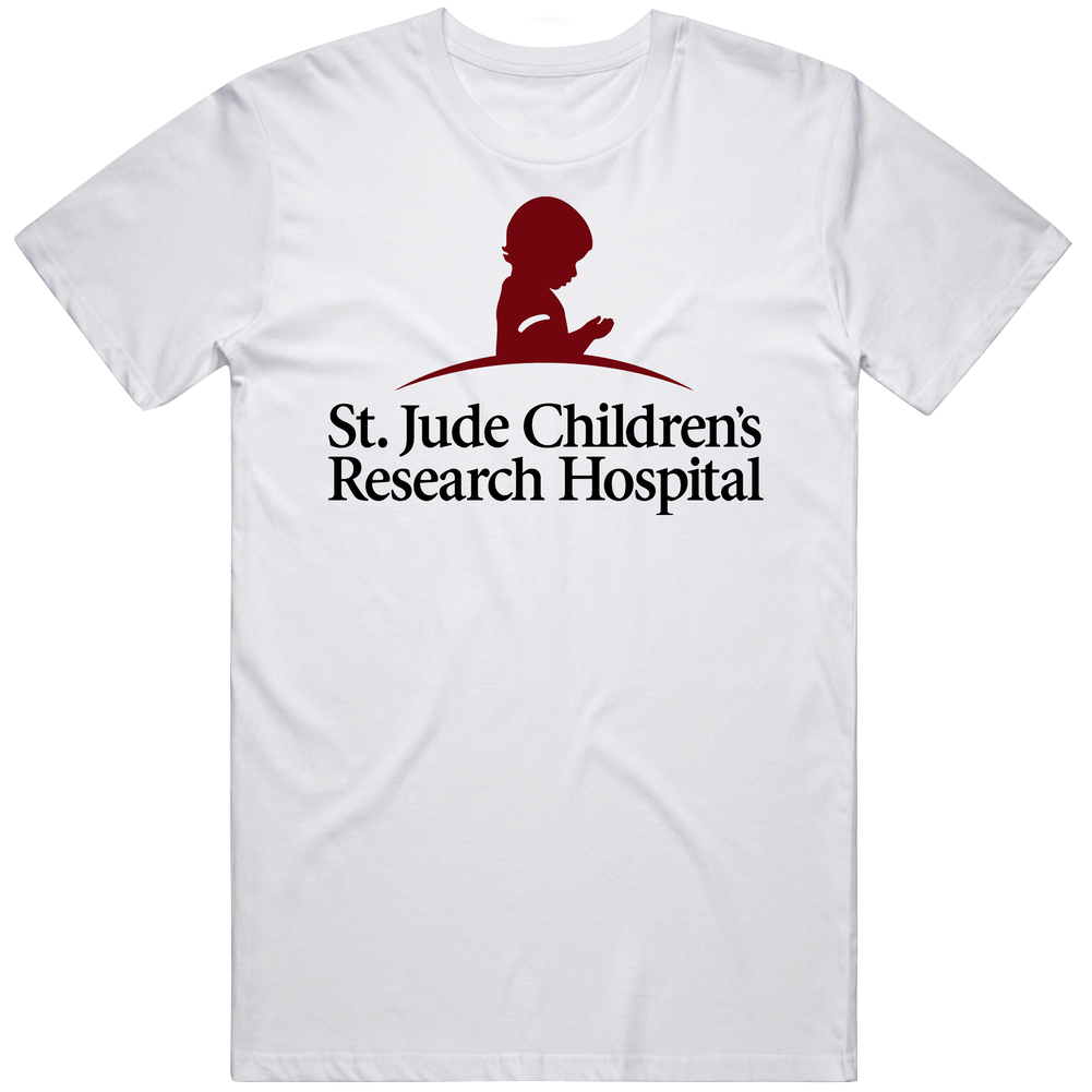 St. Jude Children's Research Hospital 1white Cotton Classic T Shirt St. Jude Children's Research Hospital 1white Cotton Classic T Shirt