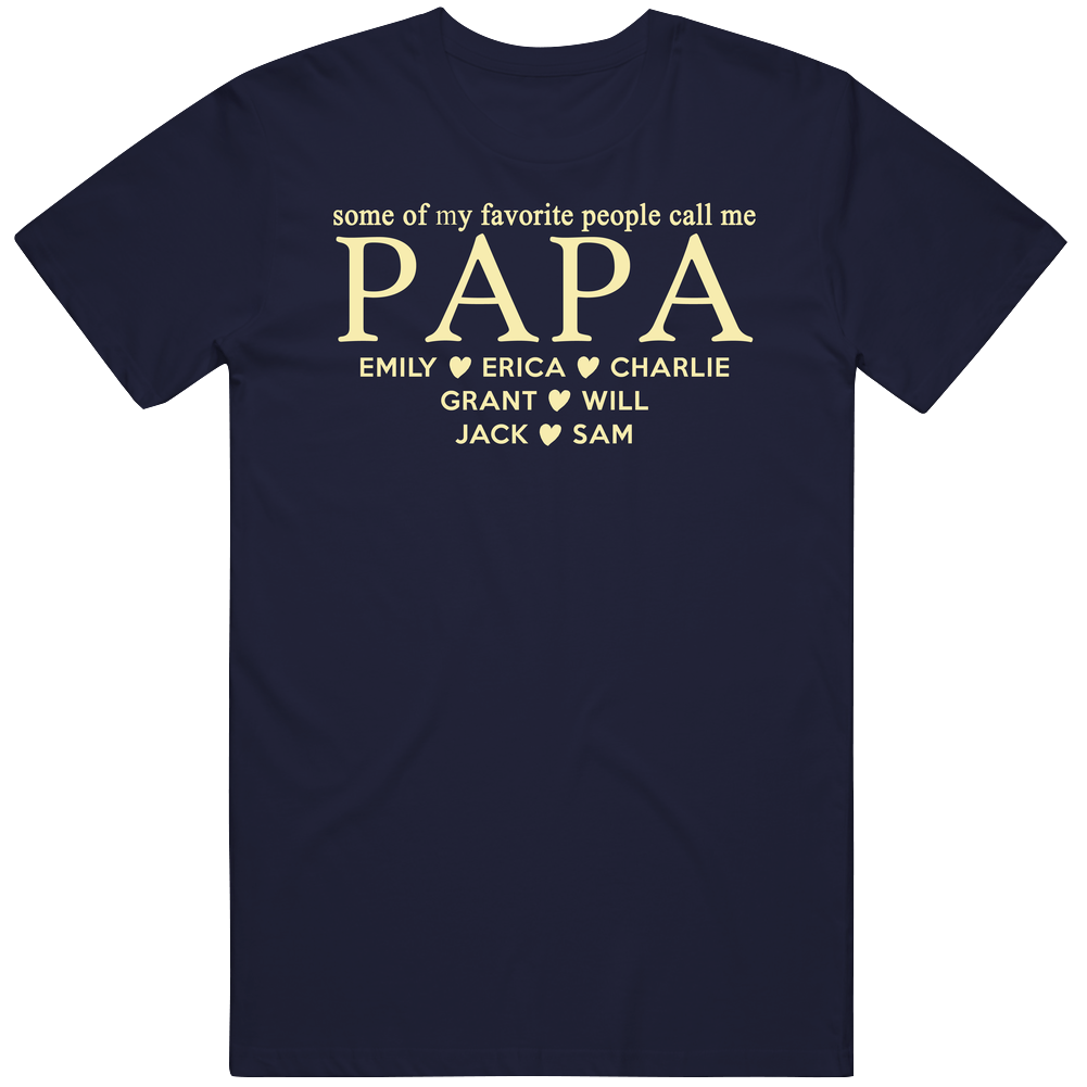 Papa For Kami Cotton Classic T Shirt