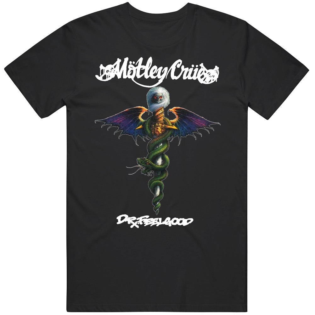 Motley Crue Dr Feelgood Poaar Cotton Classic T Shirt