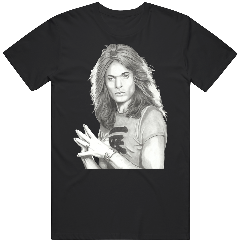 Tr David Lee Roth Drawing Cotton Classic T Shirt Tr David Lee Roth Drawing Cotton Classic T Shirt