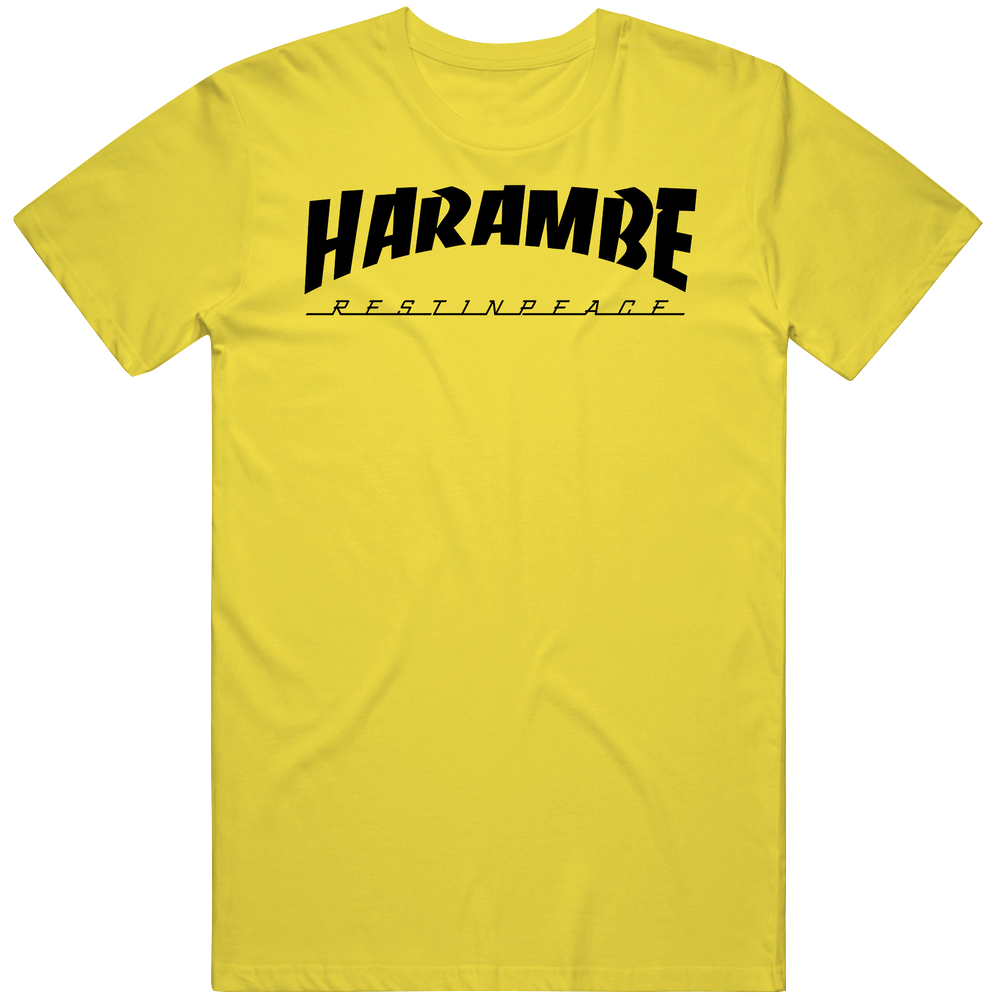 Harambe Cotton Classic T Shirt Harambe Cotton Classic T Shirt