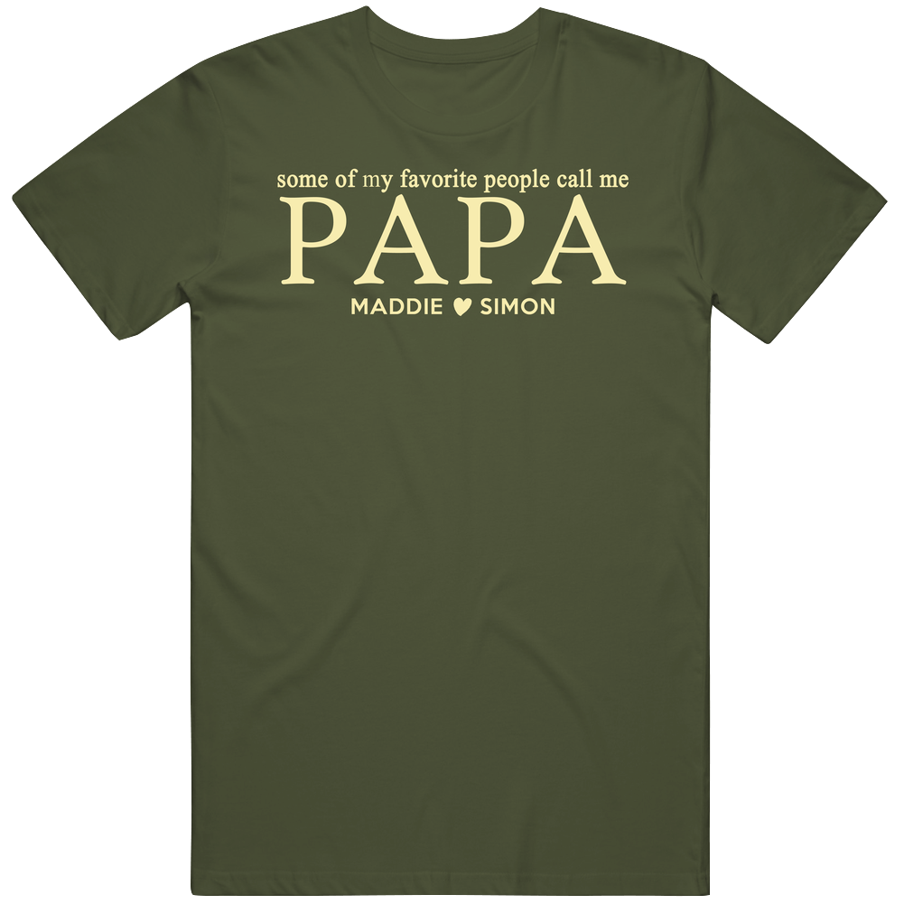 Papa For Sam1 Cotton Classic T Shirt Papa For Sam1 Cotton Classic T Shirt