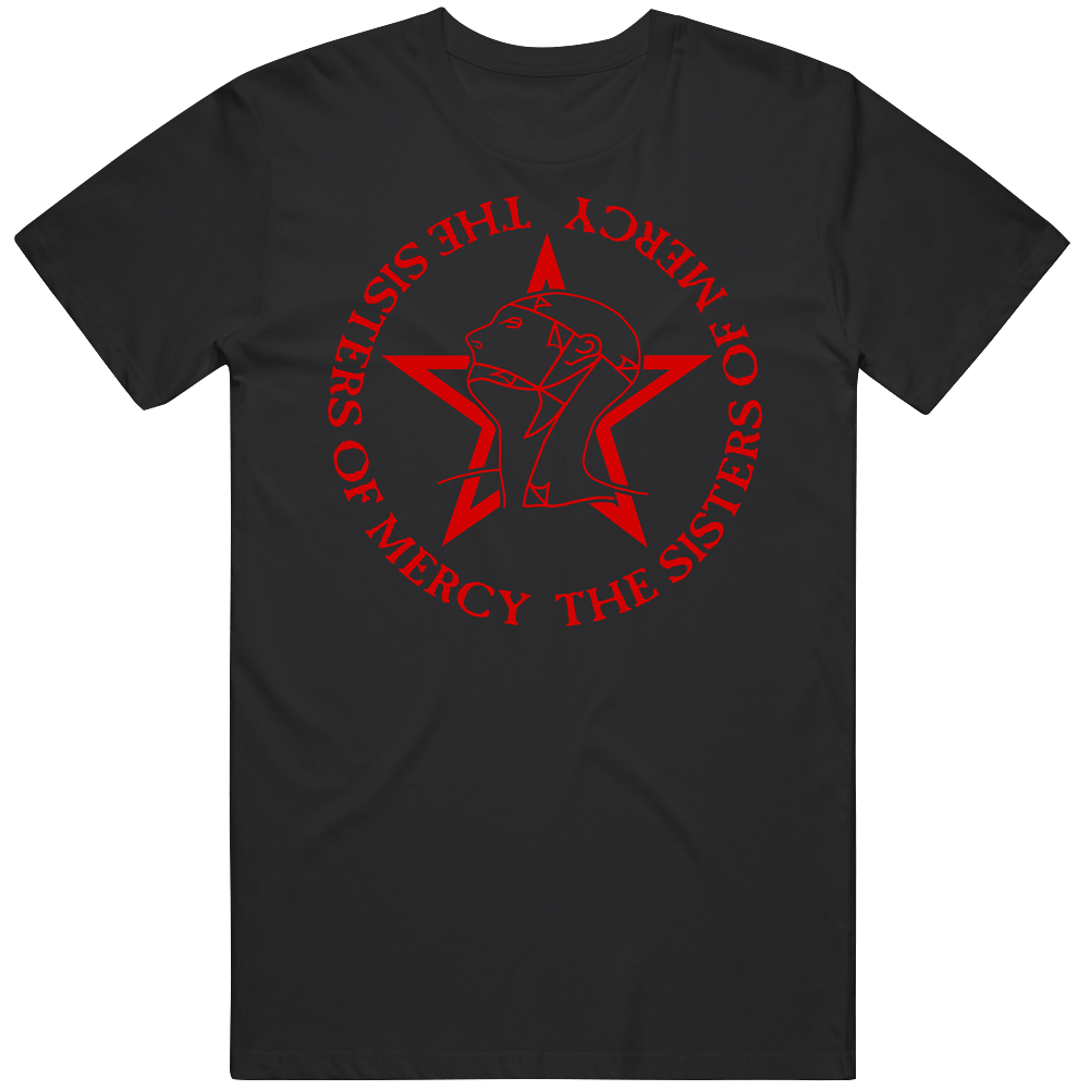 Sisters Of Mercy T-shirt  Gothic Rock Black 3 Cotton Classic T Shirt