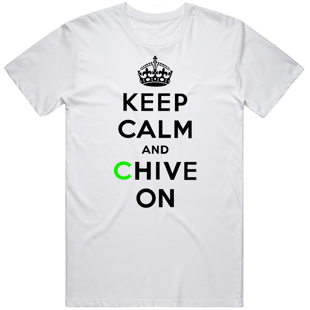T-Shirt The Chive Keep Calm and Chive On KCCO Bill Murray Vintage Tee Cotton Classic T Shirt T-Shirt The Chive Keep Calm and Chive On KCCO Bill Murray Vintage Tee Cotton Classic T Shirt