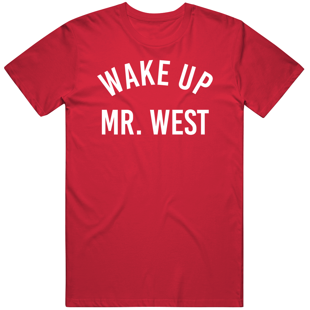 Wake Up Man's Red Mens Vintage T Shirt Wake Up Man's Red Mens Vintage T Shirt
