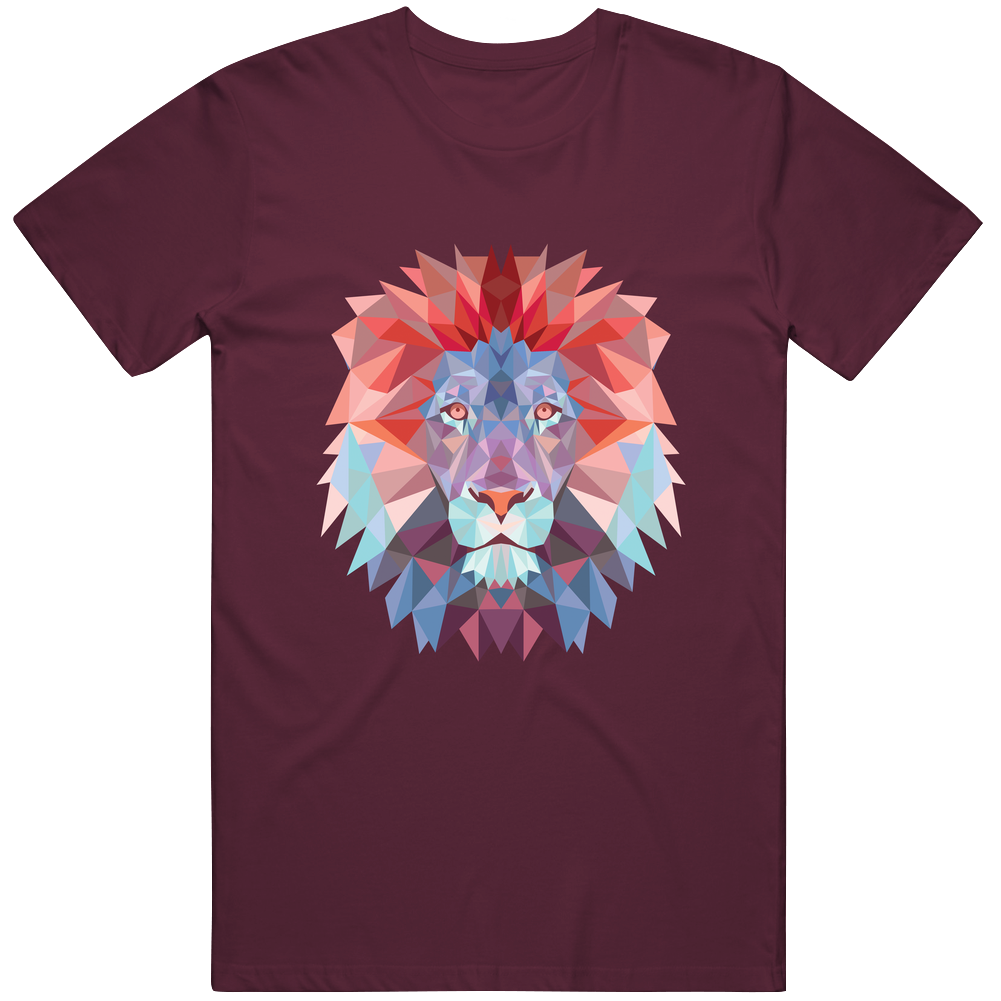 Triangle Style Lion Mens Vintage T Shirt Triangle Style Lion Mens Vintage T Shirt