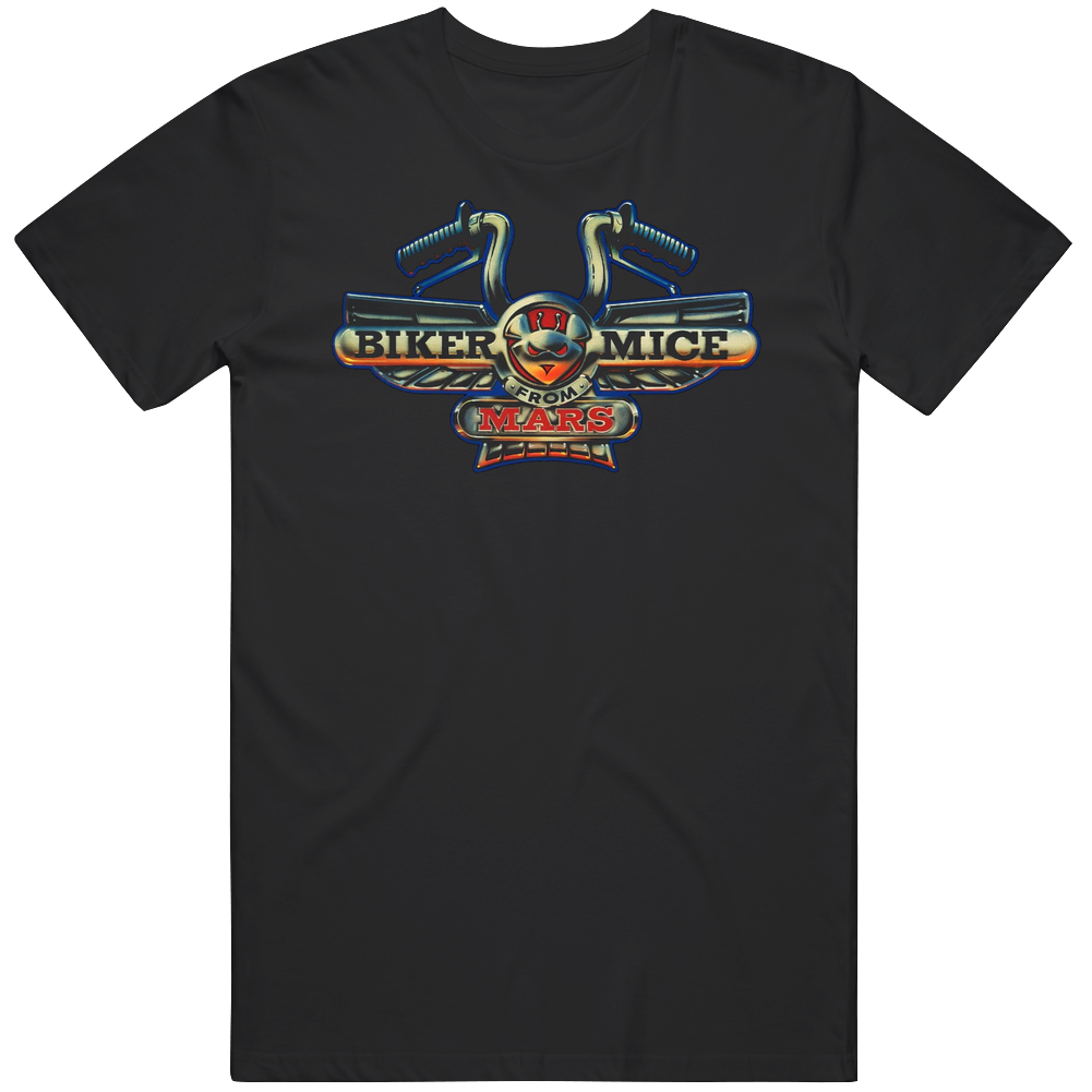 Biker Mice From Mars Logo Mens Vintage T Shirt