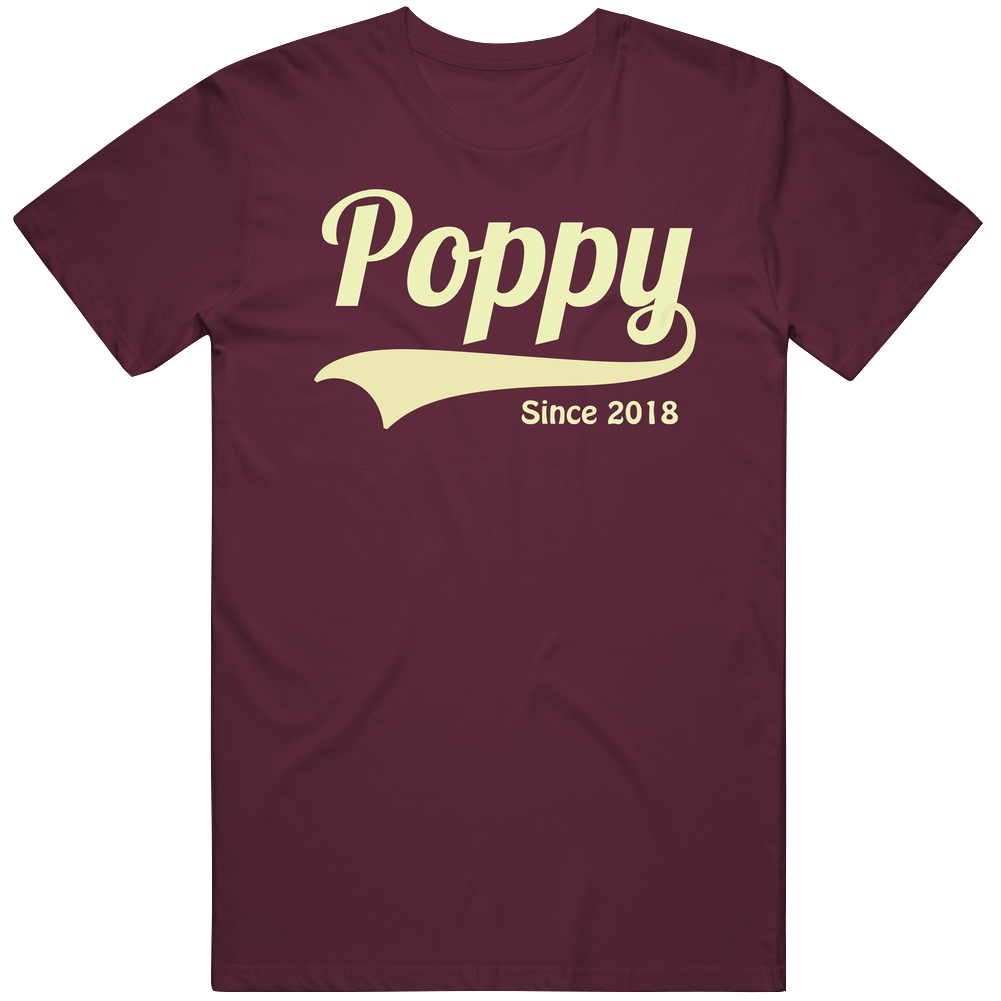Poppy Since 2018 Mens Vintage T Shirt