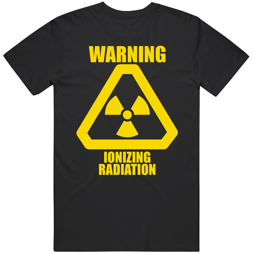 Radiation Symbol 2 Mens Vintage T Shirt Radiation Symbol 2 Mens Vintage T Shirt