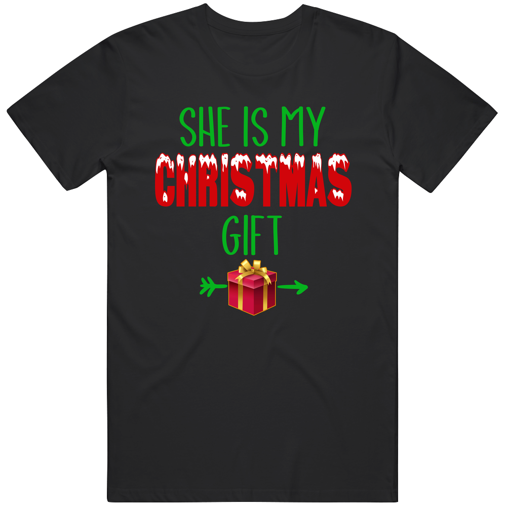 She_is_my_christmas_gift Mens Vintage T Shirt