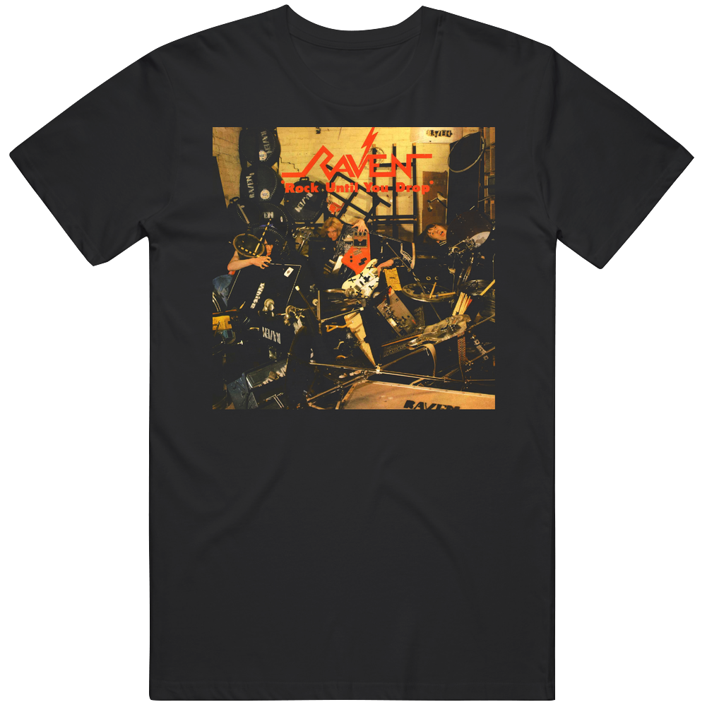 Raven Band Rock Until Mens Vintage T Shirt Raven Band Rock Until Mens Vintage T Shirt