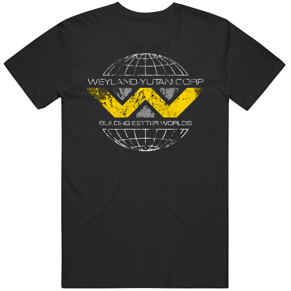 Weyland Building Mens Vintage T Shirt Weyland Building Mens Vintage T Shirt