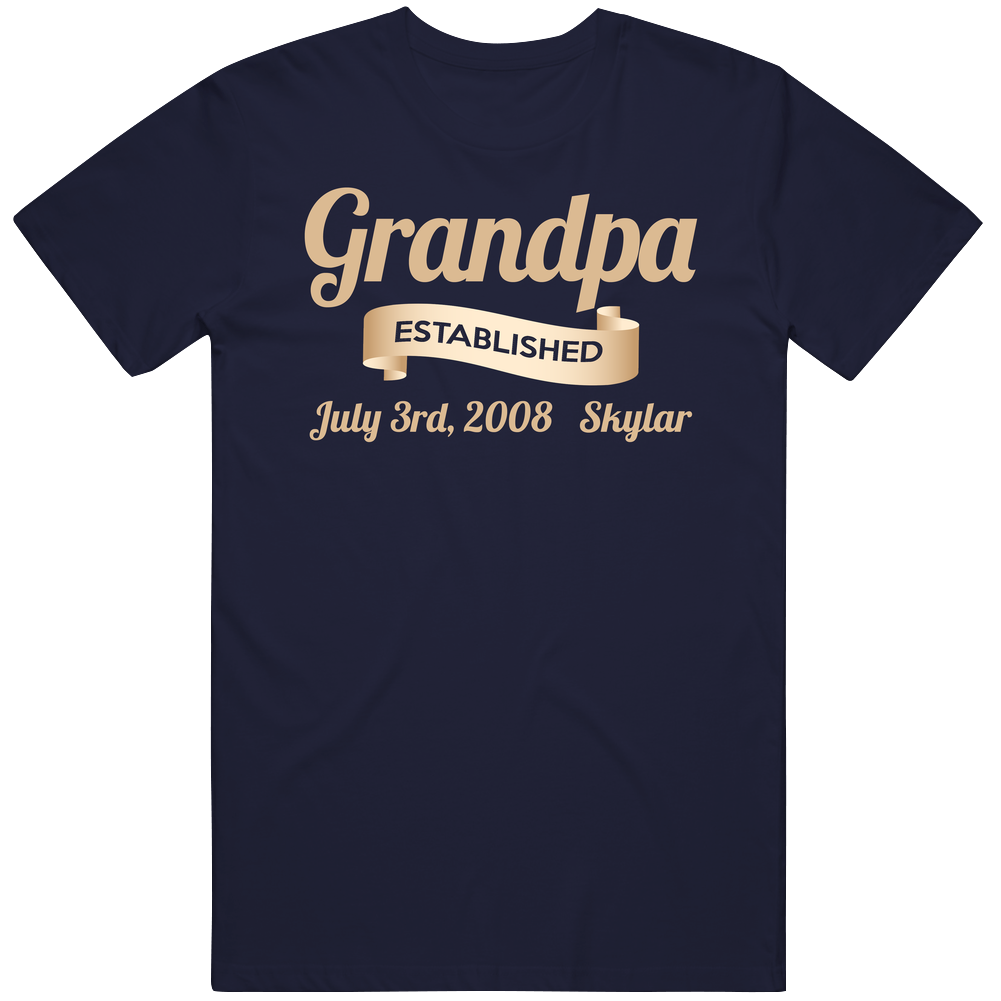 Grandpa For Skylar Mens Vintage T Shirt Grandpa For Skylar Mens Vintage T Shirt