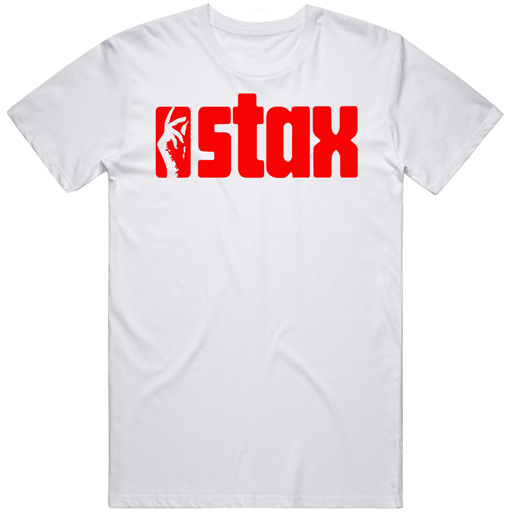 Stax Records Full Red 23523 Mens Vintage T Shirt