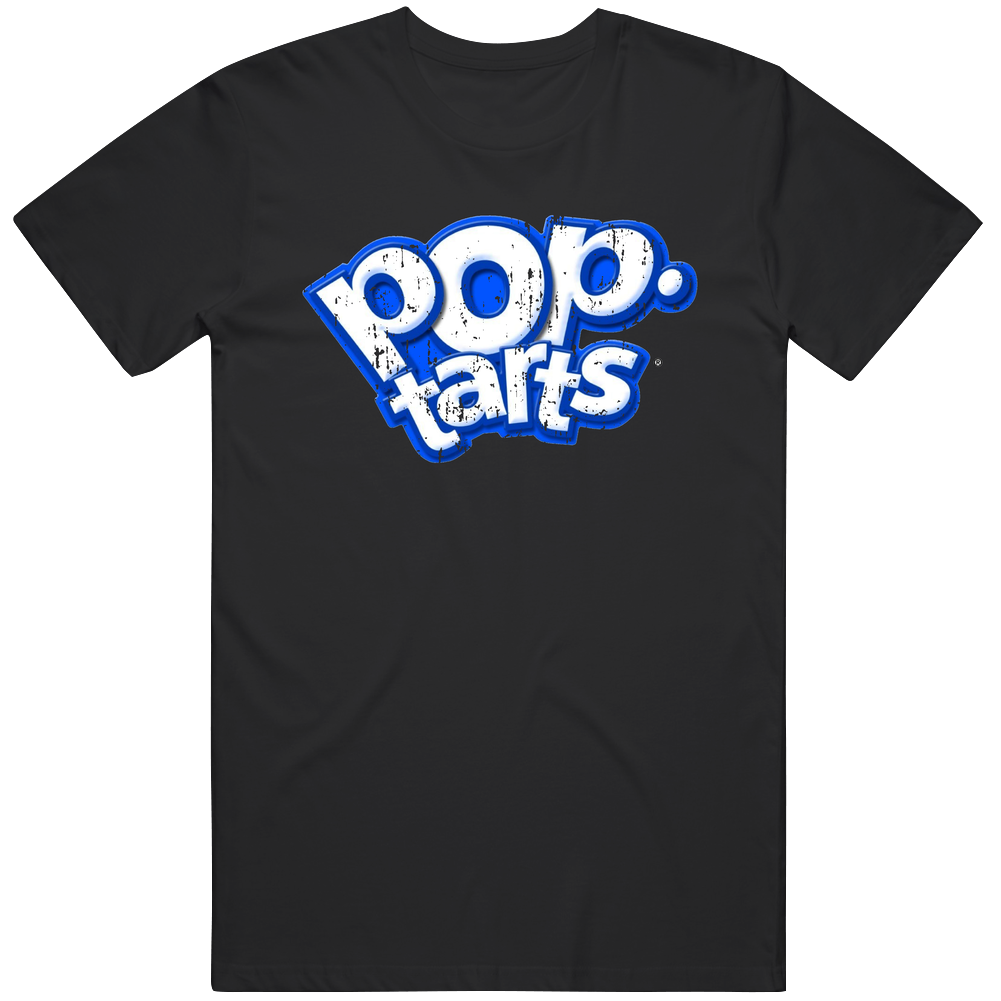 Pop Tarts Logo Breakfast Dessert Halloween Costume Aged Mens Vintage T Shirt
