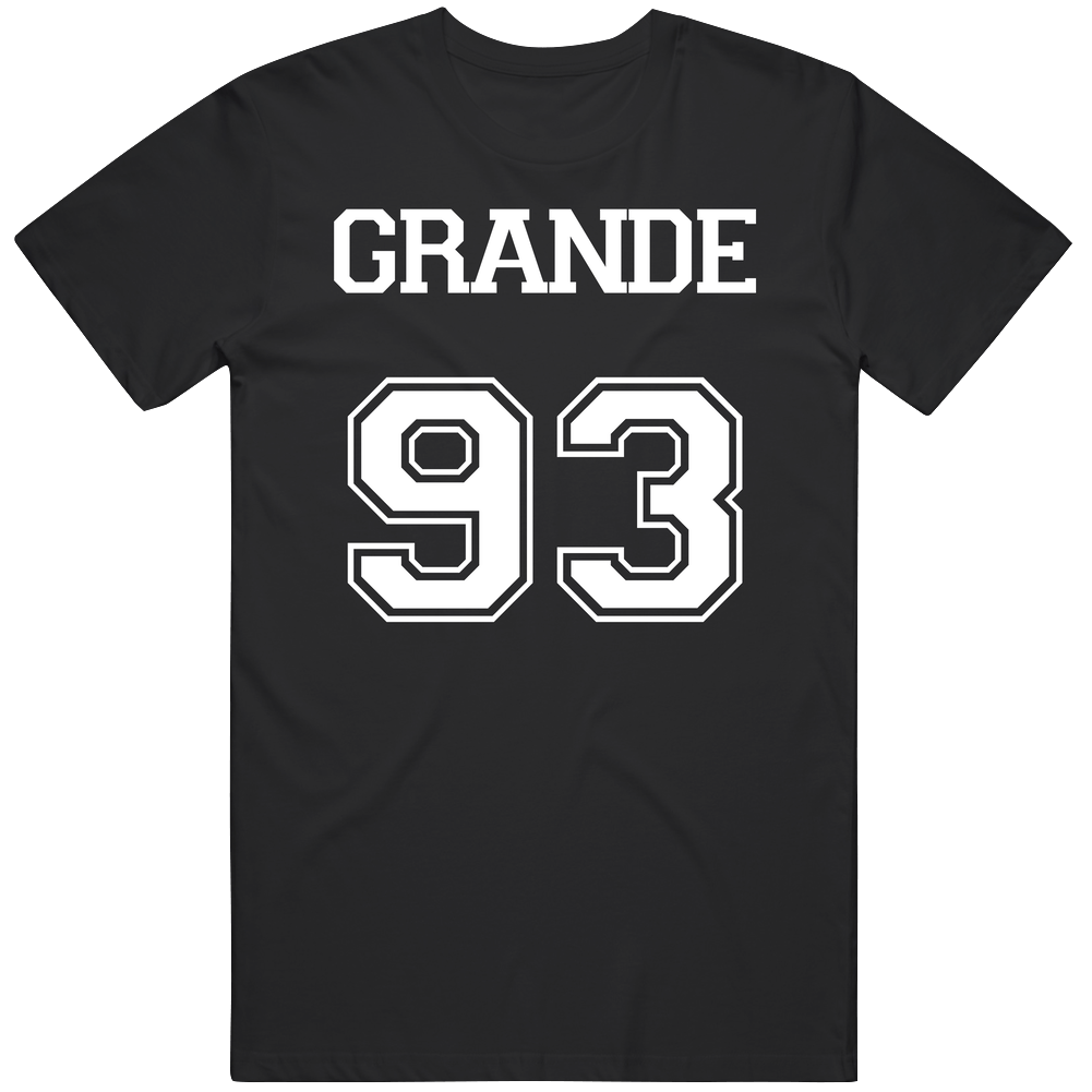 Grande 93 - Black Mens Vintage T Shirt Grande 93 - Black Mens Vintage T Shirt