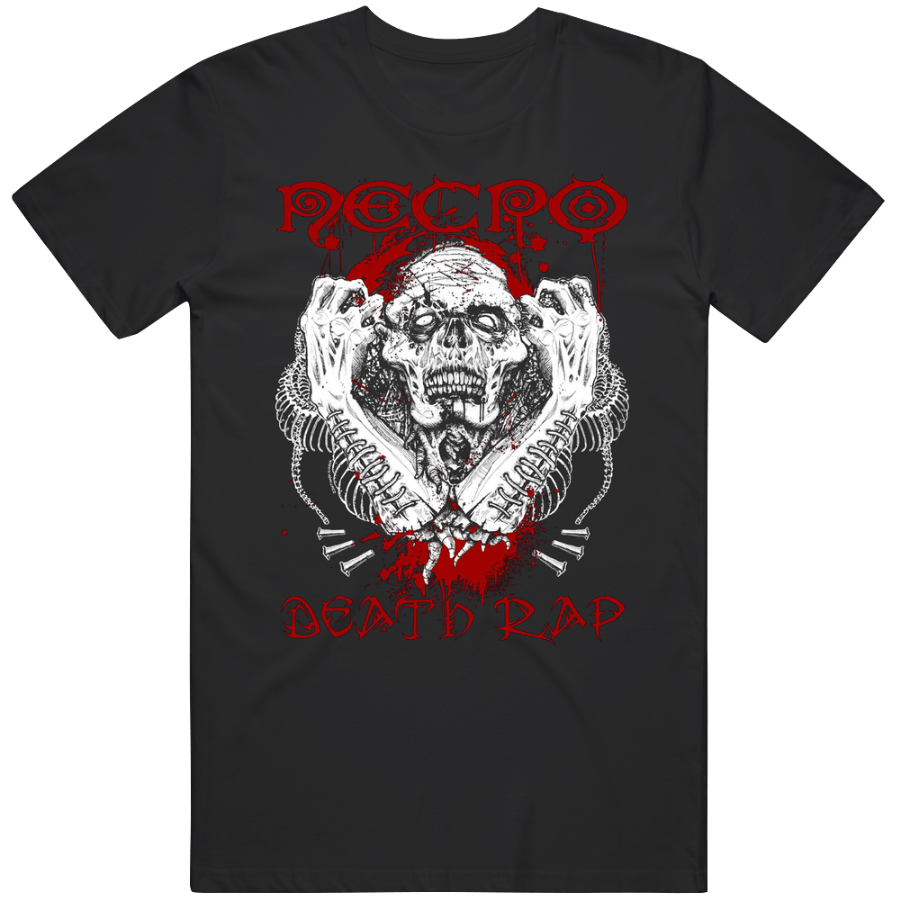 Necro Rapper 3 Mens Vintage T Shirt Necro Rapper 3 Mens Vintage T Shirt