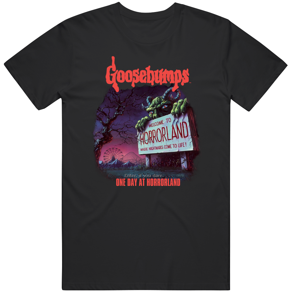Goosebumps Horrorland Mens Vintage T Shirt