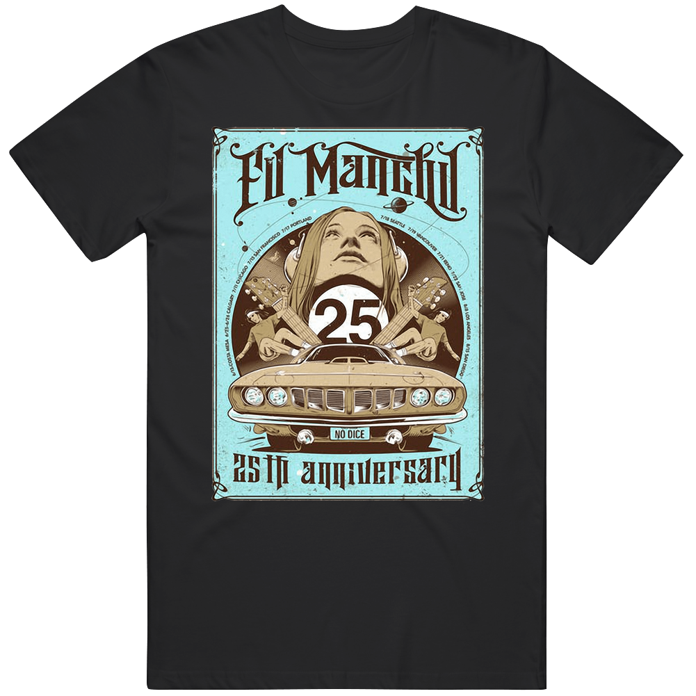 B Fu Manchu 2 Mens Vintage T Shirt
