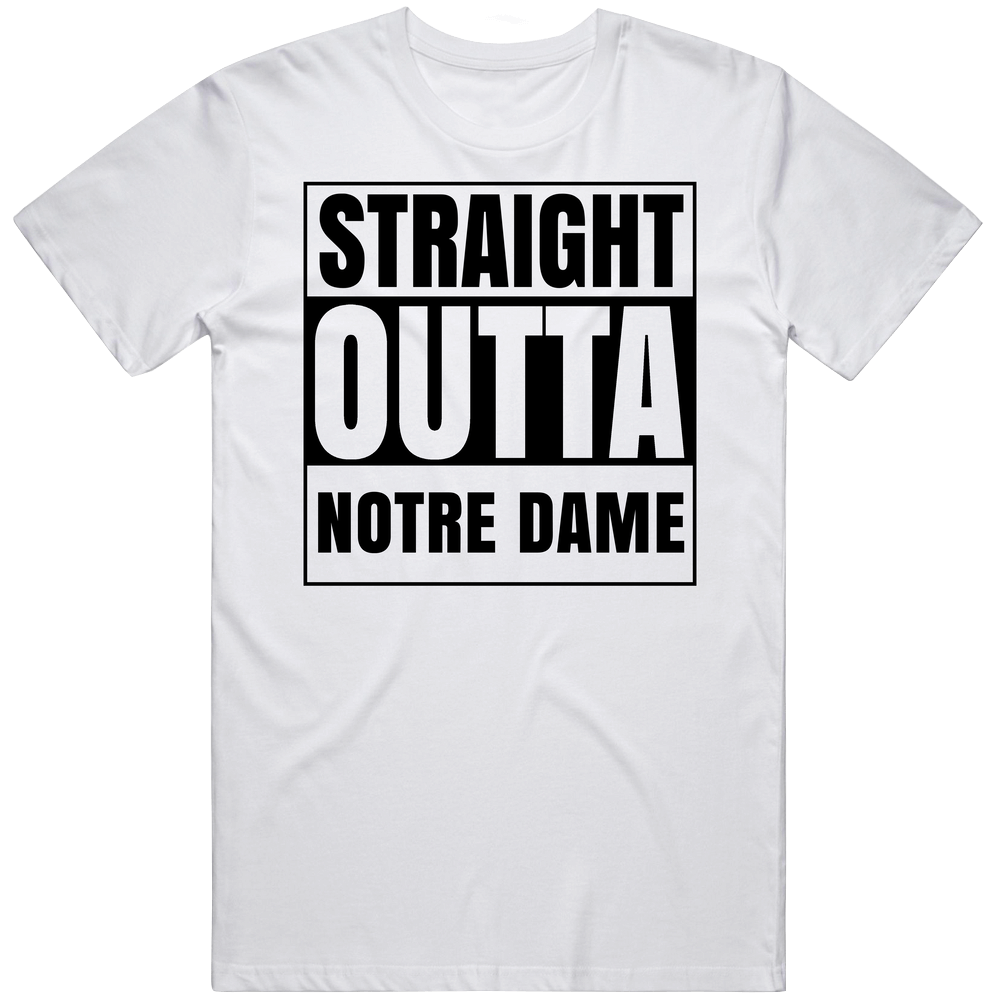 Straight Outta Notre Dame Indiana City Compton Parody Mens Vintage T Shirt Straight Outta Notre Dame Indiana City Compton Parody Mens Vintage T Shirt