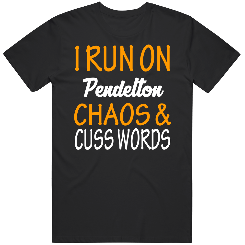 I Run On Pendelton Chaos And Cusswords Funny Scotch Whiskey Lover Cool Mens Vintage T Shirt I Run On Pendelton Chaos And Cusswords Funny Scotch Whiskey Lover Cool Mens Vintage T Shirt