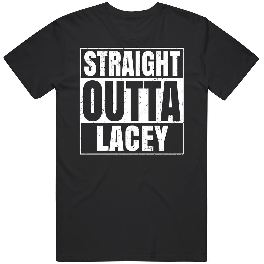 Straight Outta Lacey Washington City Compton Parody Grunge Mens Vintage T Shirt Straight Outta Lacey Washington City Compton Parody Grunge Mens Vintage T Shirt