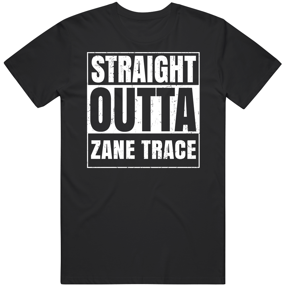 Straight Outta Zane Trace High School Funny Graduation Parody Mens Vintage T Shirt Straight Outta Zane Trace High School Funny Graduation Parody Mens Vintage T Shirt