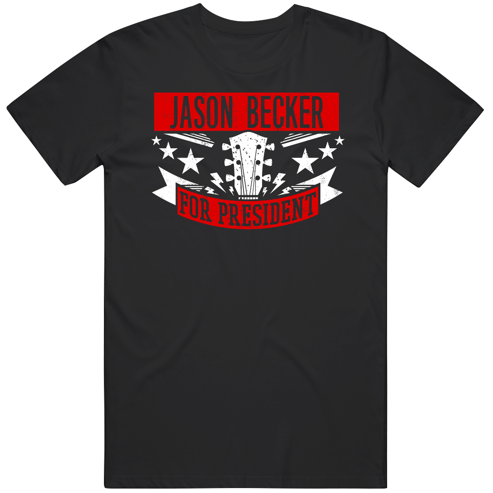 Jason Becker For President Guitarist Music Player Election Parody Fan Mens Vintage T Shirt Jason Becker For President Guitarist Music Player Election Parody Fan Mens Vintage T Shirt