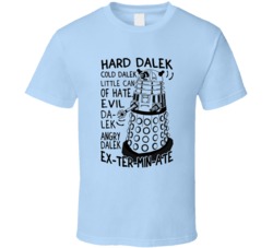 Doctor Who Little Can of Hate Dalek Big Bang Theory Parody TV T Shirt 15503444