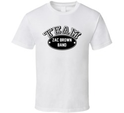 Team Zac Brown Band Sports Theme Celebrity T Shirt 17767432