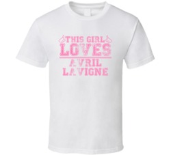 This Girl Loves Avril Lavigne Celebrity T Shirt 17770032
