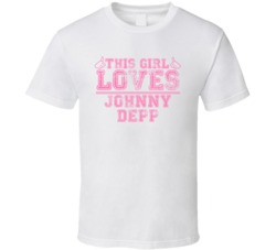 This Girl Loves Johnny Depp Celebrity T Shirt 17770750
