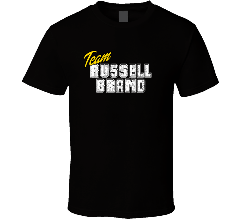 Team Russell Brand Celebrity T Shirt Team Russell Brand Celebrity T Shirt