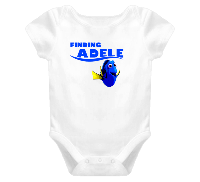 Finding Adele Finding Dory Movie Parody Funny Name Baby One Piece