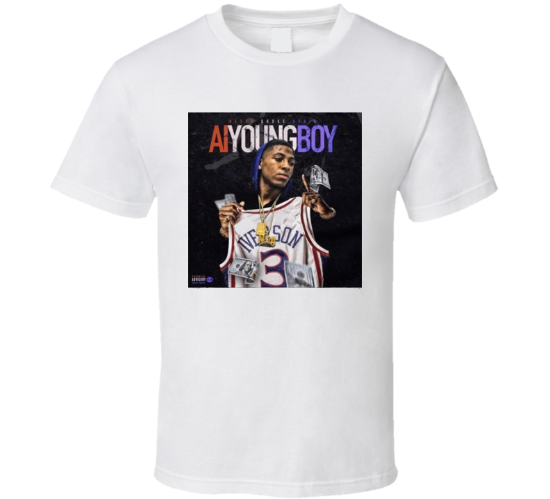 Nba Youngboy Ai Youngboy Type Beat Rap Mixtape Music T Shirt