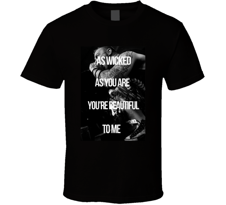 Five Finger Death Punch The Bleeding Lyrics Fan T Shirt Five Finger Death Punch The Bleeding Lyrics Fan T Shirt