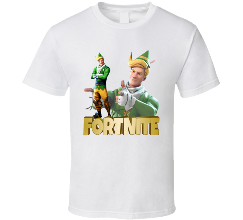 Fortnite Elf Skin Character Video Game Fan T Shirt Fortnite Elf Skin Character Video Game Fan T Shirt