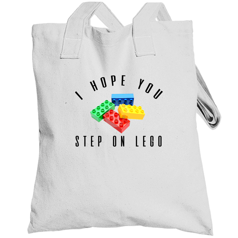 I Hope You Step On Lego Funny Totebag I Hope You Step On Lego Funny Totebag