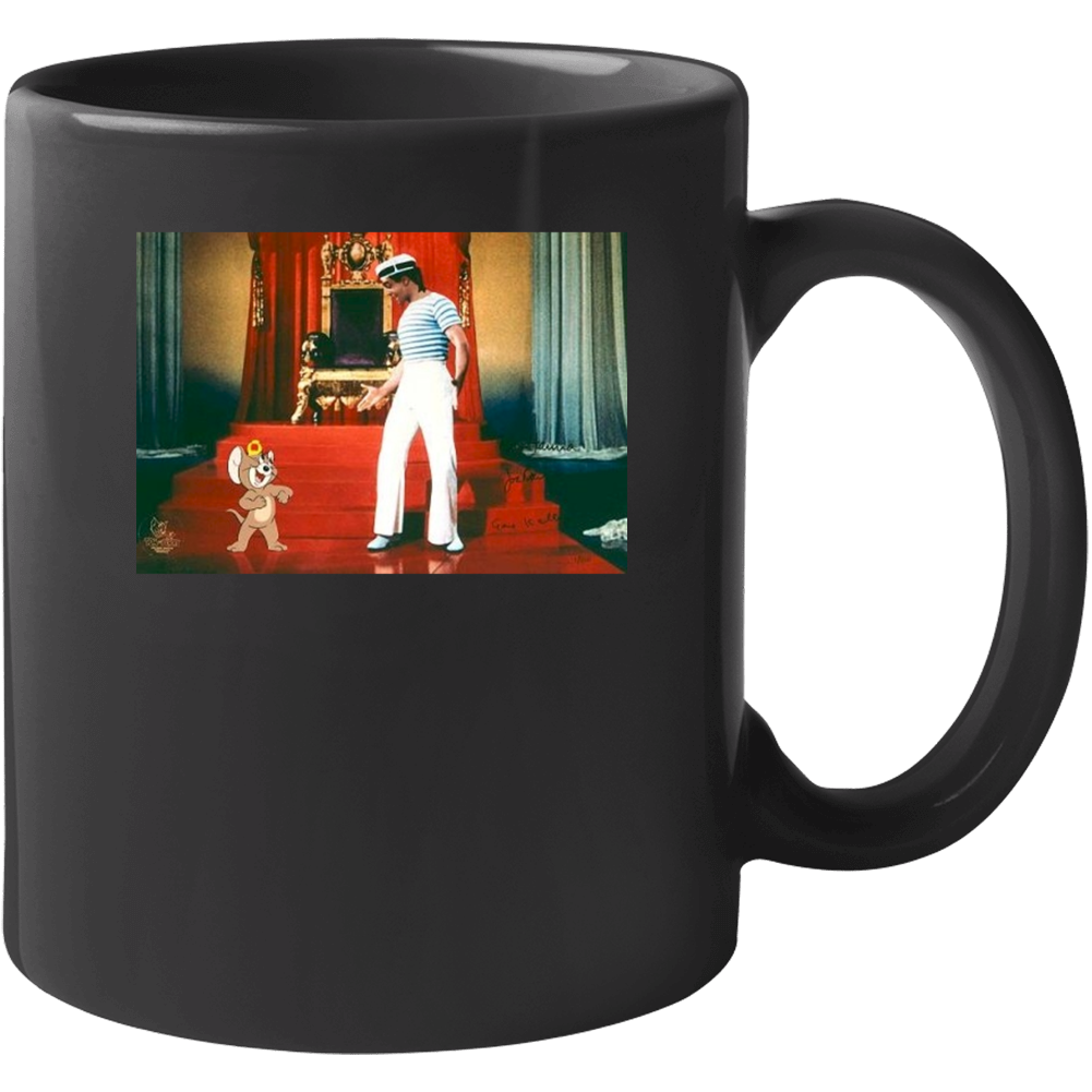 Gene Kelly Dancing Tom Mouse Retro Anchors Aweigh Mug Gene Kelly Dancing Tom Mouse Retro Anchors Aweigh Mug