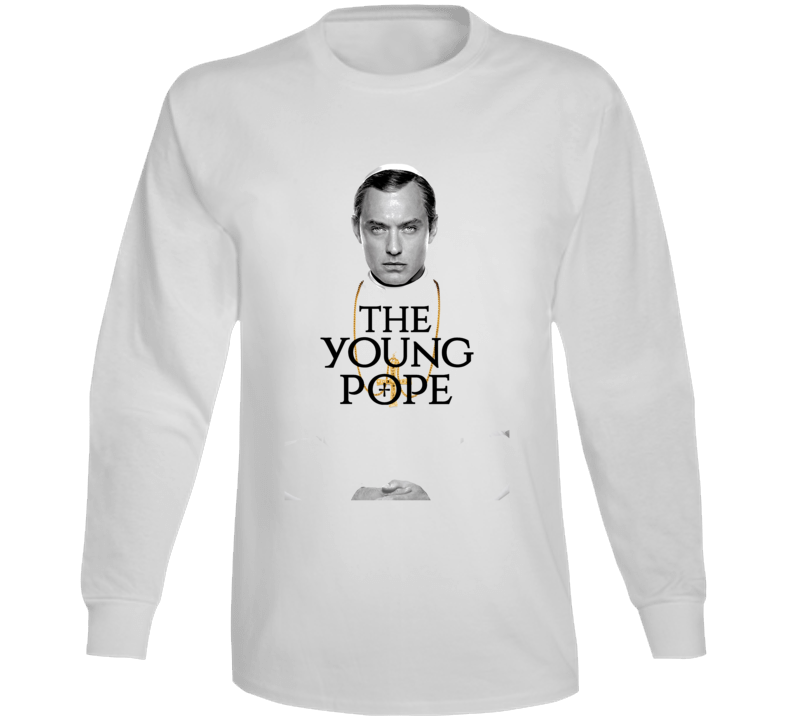 The Young Pope Poster American Lenny Belardo Tv Long Sleeve