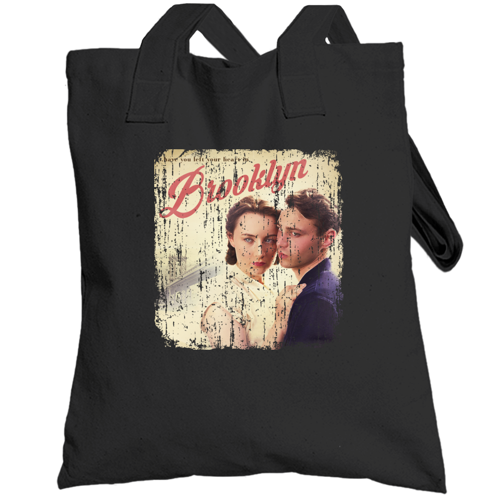 Distressed Brooklyn Movie Film Poster Love Totebag Distressed Brooklyn Movie Film Poster Love Totebag