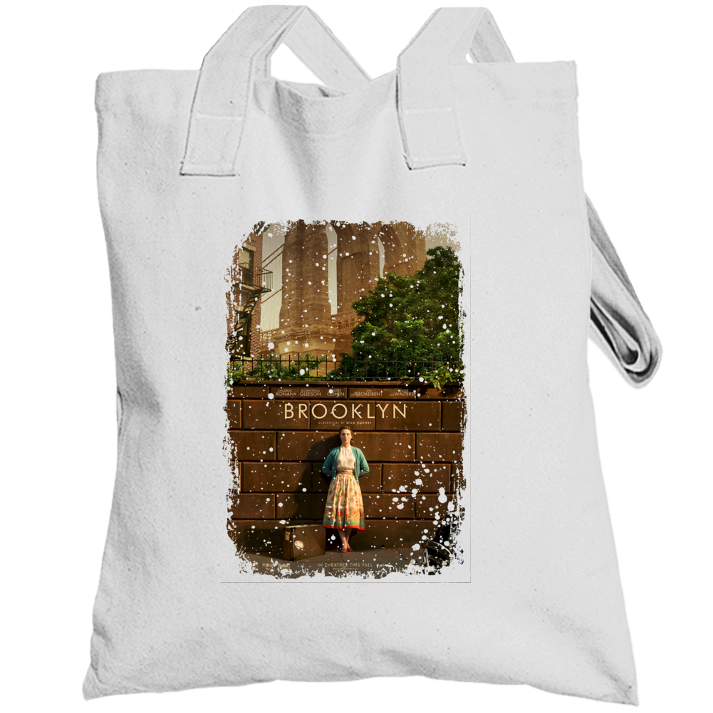 Brooklyn Movie Poster Film Distressed Totebag Brooklyn Movie Poster Film Distressed Totebag