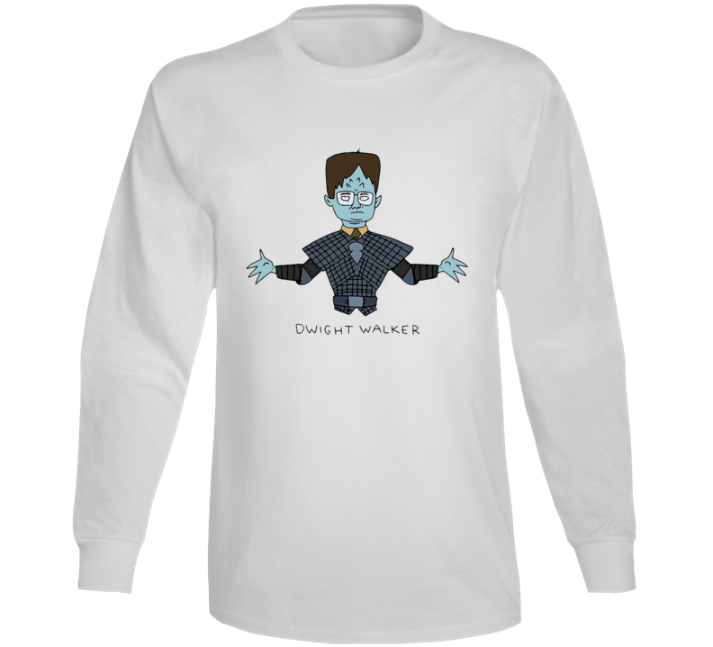 Dwight Walker Funny Game Of Thrones Office Tv Series Long Sleeve Dwight Walker Funny Game Of Thrones Office Tv Series Long Sleeve