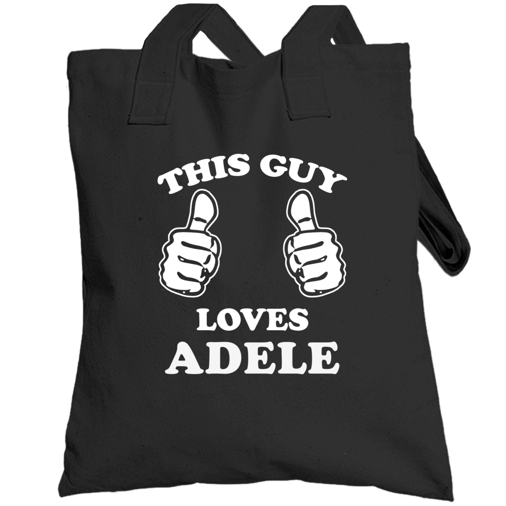 This Guy Loves Adele Celebrity Totebag This Guy Loves Adele Celebrity Totebag
