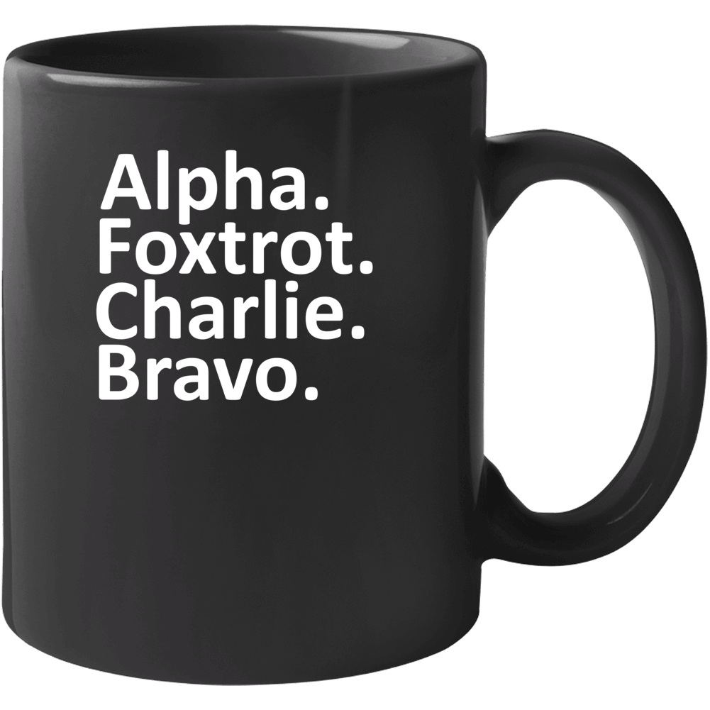 Alpha Foxtrot Charlie Bravo Afc Bournemouth England Soccer Mug Alpha Foxtrot Charlie Bravo Afc Bournemouth England Soccer Mug